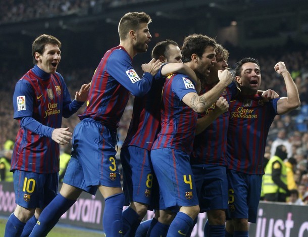 Barca lại ca bài chiến thắng ở sân Bernabeu.