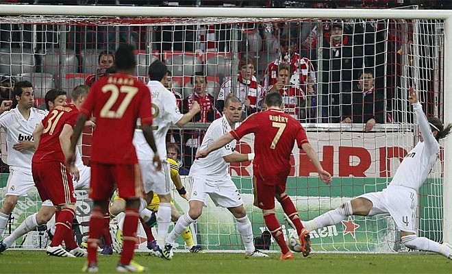 Nhưng người ghi bàn thắng mở tỷ số cho "Hùm xám" là Ribery.