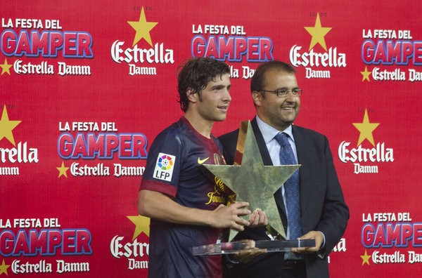 Barca được an ủi bằng giải cầu thủ xuất sắc nhất trận thuộc về S.Roberto.
