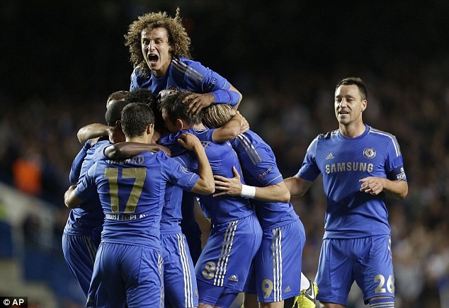 Chelsea tưởng như đã chiến thắng vì dẫn trước đối thủ tới 2-0.