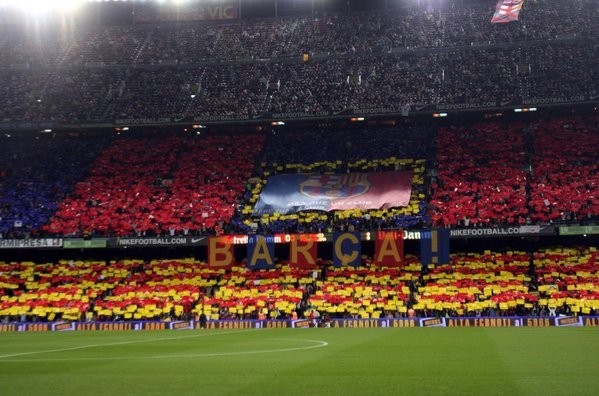 Barca-Atletico Madrid năm 2009.