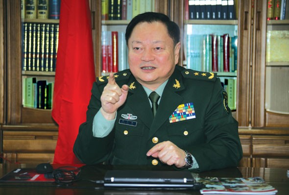 Trương Hựu Hiệp, thượng tướng, nguyên Tư lệnh đại quân khu Thẩm Dương, vừa được bổ nhiệm Chủ nhiệm Tổng cục Trang bị tháng 10/2012