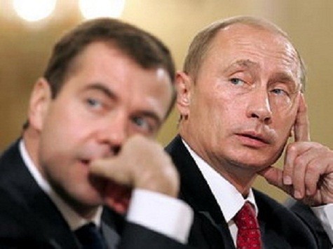 Thủ tướng Putin thu nhập cao hơn Tổng thống Medvedev. (Nguồn: Internet)