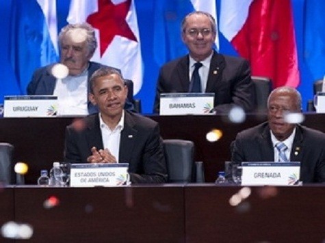 Tổng thống Obama cùng đại diện các nước Mỹ Latinh. (Nguồn: Getty Images)