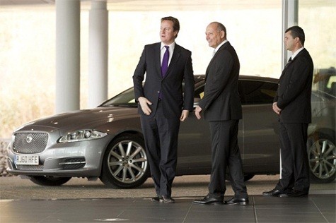 Chiếc Jaguar XJ đã được độ lại dành cho Thủ tướng Anh David Cameron