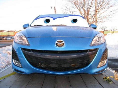 Mazda Face Không hiểu tài xế sẽ nhìn đường như thế nào?