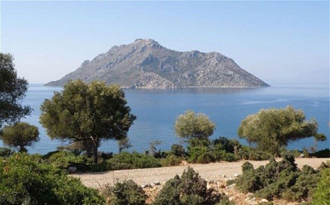 Hòn đảo Oxia của Hi Lạp.