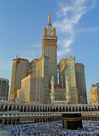 4. Tháp Makkah Clock Royal Tower - Makkah, Ả-rập Xê-út Chiều cao khi hoàn thành: 601m