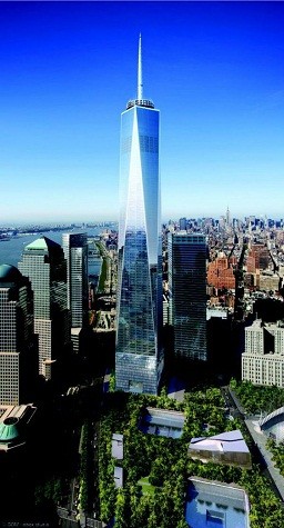 6. Trung tâm Thương mại One World - New York Chiều cao khi hoàn thành: 541m