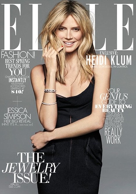 Siêu mẫu Heidi Klum sẽ xuất hiện trên Elle phiên bản Mỹ số tháng 4 tới. Trong số này, Heidi cũng đã mở lòng về cuộc hông nhân đổ vỡ với chàng ca sĩ da màu. "Chúng tôi có 7 năm bên nhau, có những thăng trầm và nhiều vấn đề khúc mắc. Chúng tôi đều không muốn nói nhiều về điều đó. Tôi không tể buộc anh ấy làm những gì mà anh ấy không muốn"