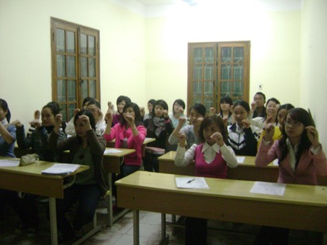 Lớp học Ngôn ngữ ký hiệu
