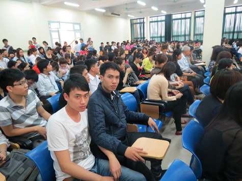 Hơn 600 sinh viên đã quan tâm tới buổi hội thảo