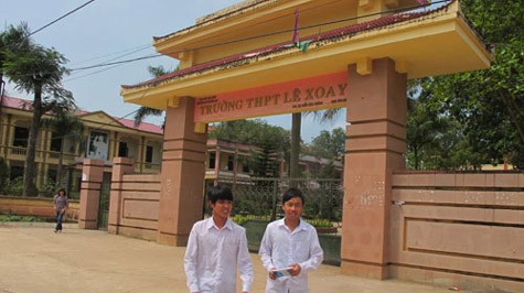 Trường THPT Lê Xoay - một trong những trường ở Vĩnh Phúc có tỉ lệ đăng ký thi ĐH, CĐ rất cao