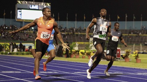 Usain Bolt (539) và Yohan Blake (535): ai sẽ là người chạy nhanh nhất hành tinh? - Ảnh: Reuters