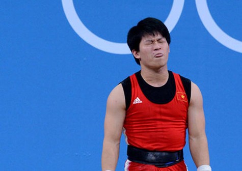 Quốc Toàn thất vọng sau khi hụt huy chương Olympic. Ảnh: Thế Vinh.