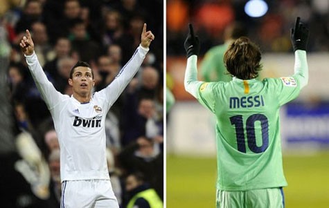 Ronaldo vượt mặt Messi trong cả 2 cuộc bình chọn của tờ Goal