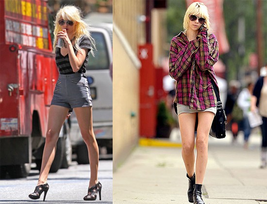 Ngôi sao của Gossip Girl - Taylor Momsen cá tính trên đường phố với quần short ngắn. Xem thêm: Thời trang sao Hollywood/Thời trang sao Hàn/Thời trang sao Việt/Thời trang sao Hoa ngữ