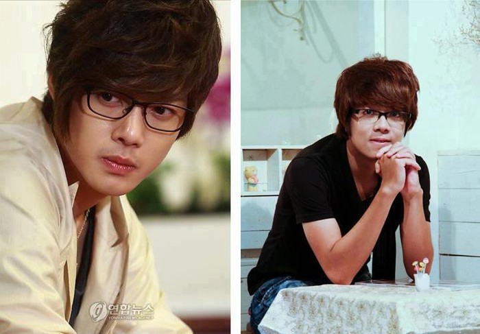 Kim Hyun Joong (trái) và Bùi Anh Tuấn khá giống nhau.