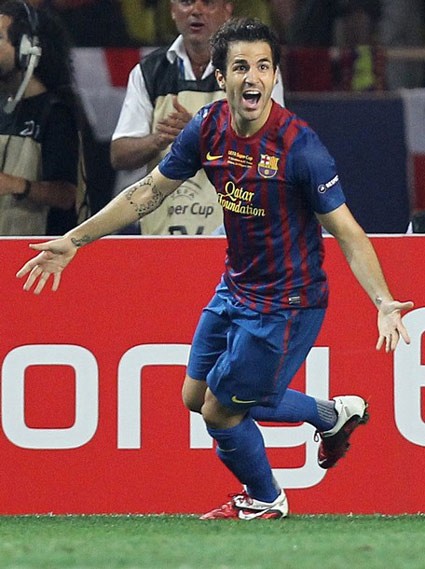 Fabregas có bàn thắng đầu tiên cho Barca.