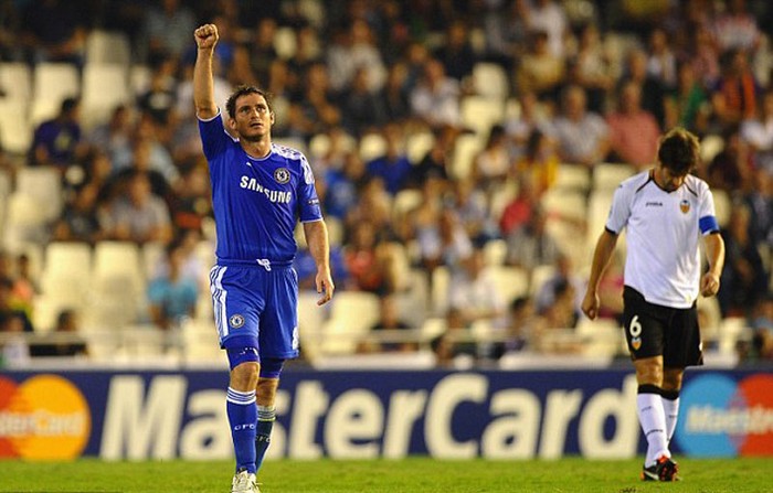 Lampard mở tỷ số với cú đá nhanh