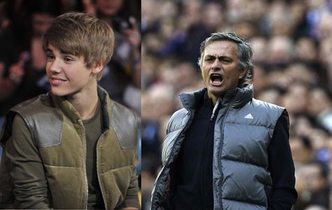 Mourinho bị fan của Justin Bieber truy đuổi