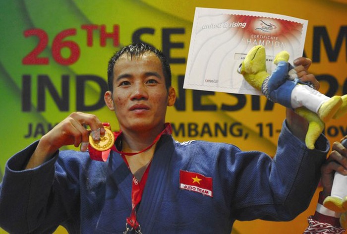 Đây là tấm huy chương vàng đầu tiên của Judo Việt Nam ở đại hội lần này.