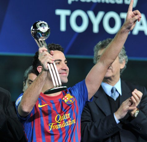 Xavi là nam VĐV xuất sắc nhất Tây Ban Nha 2011