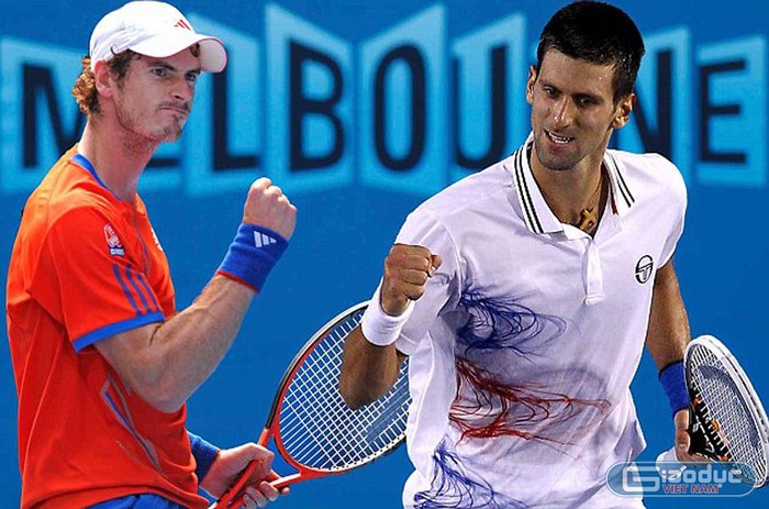 Một năm sau thất bại, Murray gặp lại Djokovic ở Australia Open