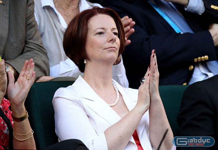 Thủ tướng Australia, Julia Gillard dự khán trận bán kết này