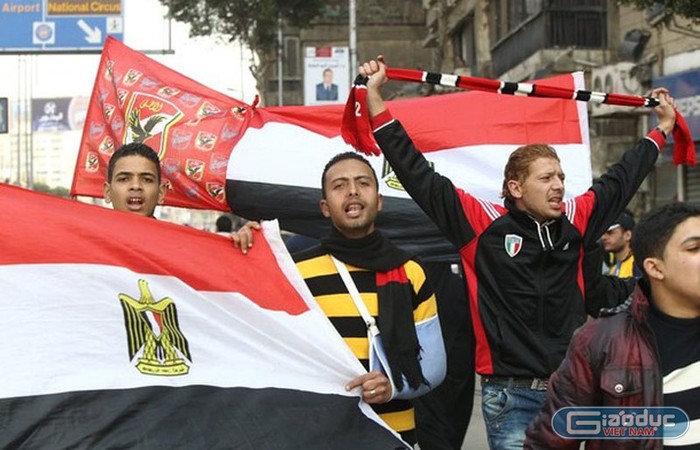 Đây là các fan Al-Ahly, những người đang phẫn nộ sau khi họ bị tấn công tại Port Said