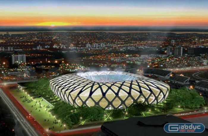 Sân vận động Amazonia, sắp hoàn thành trong năm 2012