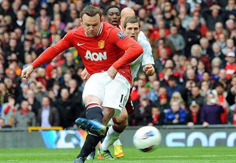 Liệu Rooney sẽ tiếp tục đưa MU tới gần hơn với chức vô địch bằng cách sút tung lưới đội bóng cũ?
