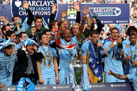 Tổng cộng số tiền thưởng Man City chi ra cho các cầu thủ vì chức vô địch Premier League là 6,2 triệu bảng