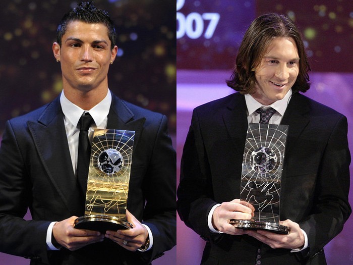 Ronaldo và Messi còn là đối thủ ở những cuộc tranh giành giải thưởng cá nhân.