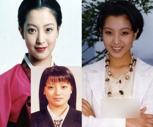 Người đẹp một thời của điện ảnh Hàn Quốc Kim Hee Sun đúng là là mỹ nhân từ tấm bé.