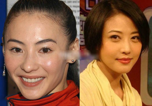 Trương Bá Chi là một trong những ngôi sao già hơn tuổi, tuy sinh năm 1980 nhưng cô trông còn già hơn cả Châu Hải Mi sinh năm 1966.