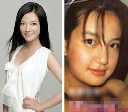 Triệu Vy cũng đã trải qua một tuổi thơ mũm mĩm rất dễ thương, nhưng cũng dễ nhận ra những nét trên khuôn mặt của cô không hề thay đổi.