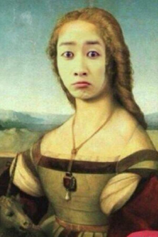 Nàng Mona Lisa Eunhyuk rất dễ thương.