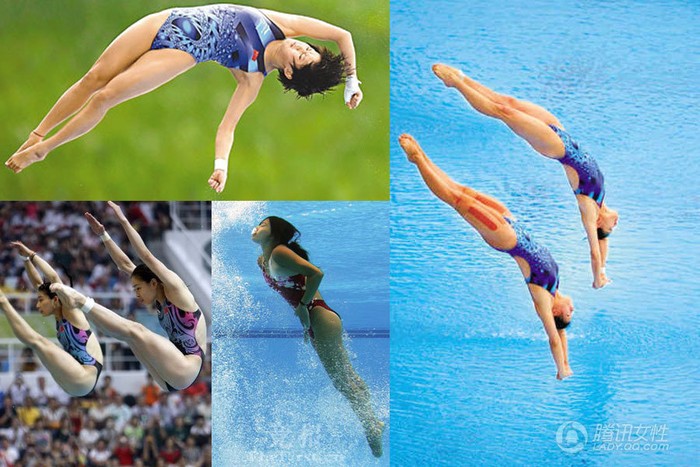 Những hình ảnh vô cùng ấn tượng và rất đẹp của vận động viên nữ.