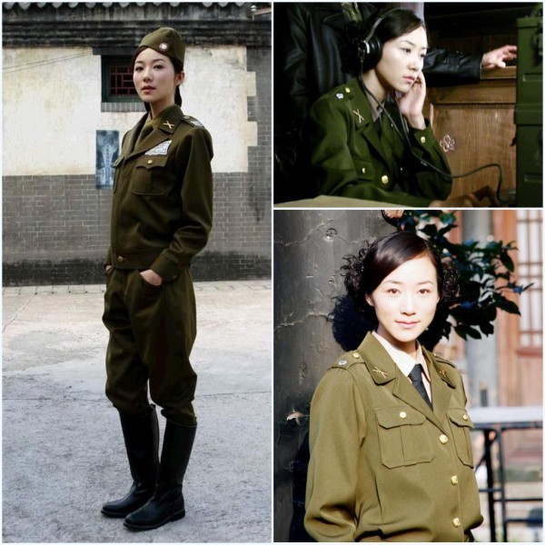 Quân nhân xinh đẹp Hàn Tuyết.