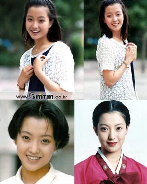 Xinh đẹp ngay từ thuở nhỏ, Kim Hee Sun dễ dàng lọt mắt xanh của các nhà tuyển dụng diễn viên - người mẫu Hàn Quốc. (Ảnh: Vietbao)