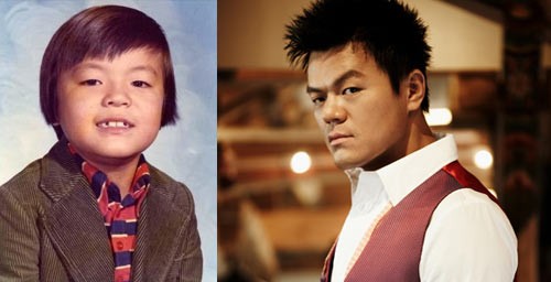 'Bố già' Park Jin Young từ ngày nhỏ nhìn mặt đã rất 'ngầu'. Xem thêm: Giai nhân tuyệt sắc cùng sinh tháng 7