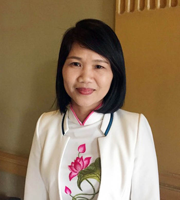 Trên cương vị công tác, cô Nguyện đưa Trường Trung học cơ sở An Vũ trở thành điểm sáng của huyện Quỳnh Phụ về việc thực hiện các phong trào thi đua. (Ảnh: CTV)