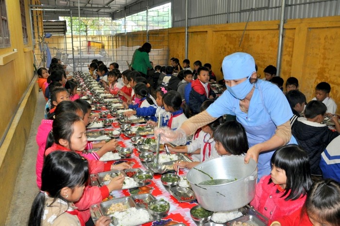Các bếp ăn trường học trên địa bàn tỉnh Quảng Ninh luôn được quan tâm chú trọng, bảo đảm an toàn thực phẩm (Ảnh: CTV)