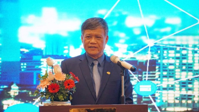 Ông Nguyễn Xuân Bình, Phó Chủ tịch thường trực Ủy ban nhân dân thành phố Hải Phòng phát biểu tại hội thảo (Ảnh: CTV)