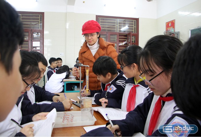 Cô Chang là một trong những giáo viên tiên phong trong dạy học tích hợp STEM (Ảnh: Lã Tiến)