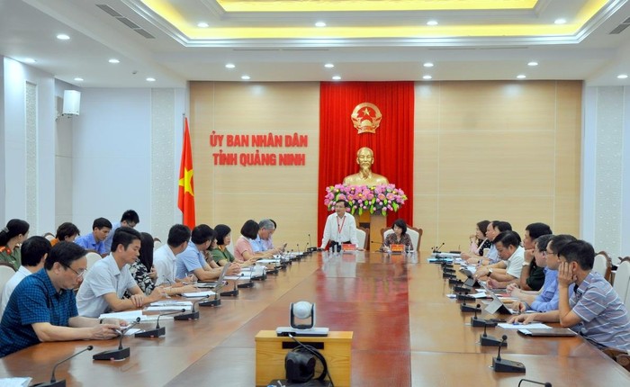 Ông Mai Văn Trinh, Cục trưởng Cục Quản lý chất lượng (Bộ Giáo dục và Đào tạo) yêu cầu Ban chỉ đạo tỉnh Quảng Ninh phải đặt quyền lợi thí sinh lên cao nhất (Ảnh: CTV)