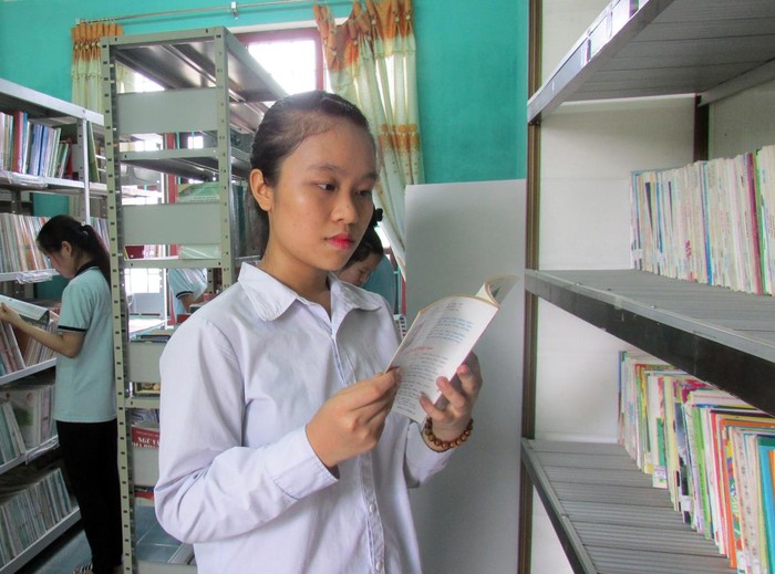 Nữ sinh Nguyễn Ngọc Huyền, thủ khoa kỳ thi vào lớp 10 tại Trường Trung học phổ thông Đông Triều (Quảng Ninh) (Ảnh: CTV)