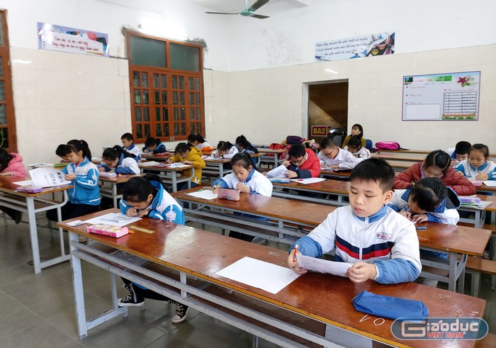 Các nhà trường trên địa bàn quận Kiến An được tăng cường cơ sở vật chất, đầu tư trang thiết bị dạy học (Ảnh: Lã Tiến)