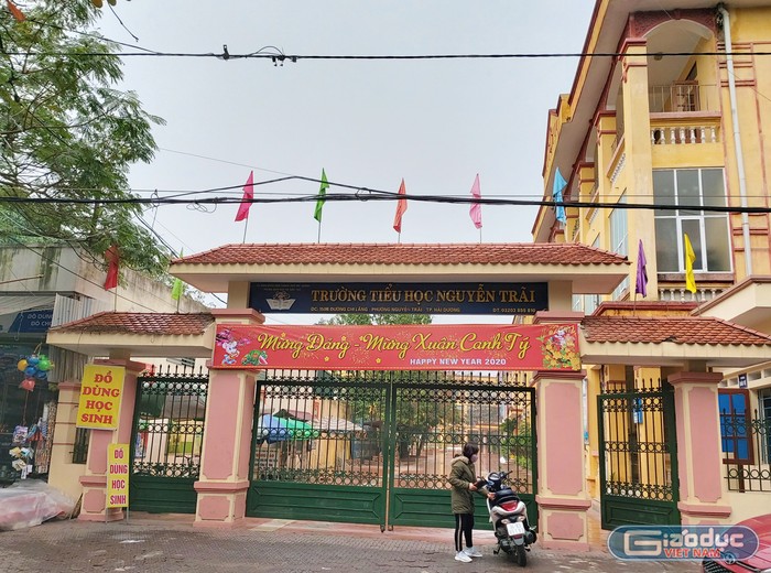 Trường Tiểu học Nguyễn Trãi có thực sự gặp khó khi thực hiện việc xét giáo viên điều chuyển (Ảnh: Lã Tiến)